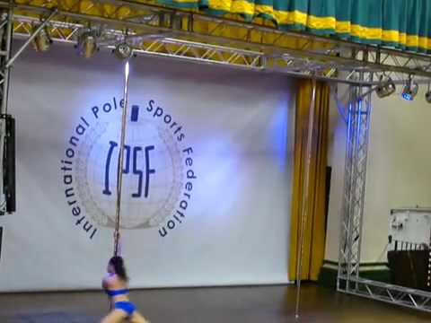 Jess Wajner   World Pole Sports Championship   London 2012