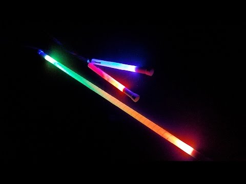 Glow baton and glow nunchucks