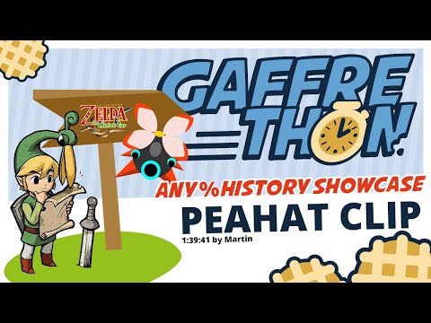Peahat Clip route in 1:39:41 - The Minish Cap Any% History Showcase