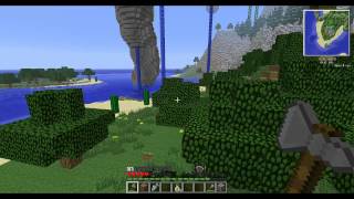preview picture of video 'Minecraft - Прохождение карты - Saza Island - Дом - #1'
