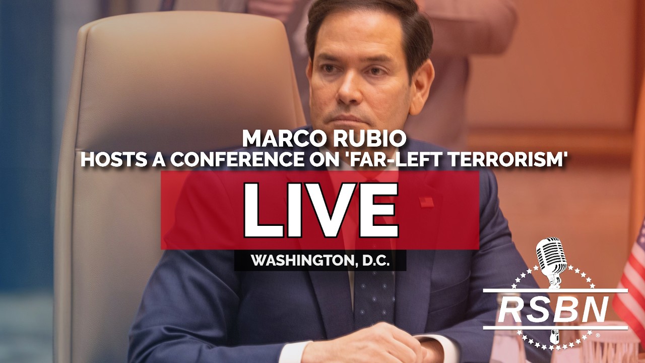 LIVE: Marco Rubio Hosts a Conference on 'Far-Left Terrorism' - 7/16/26