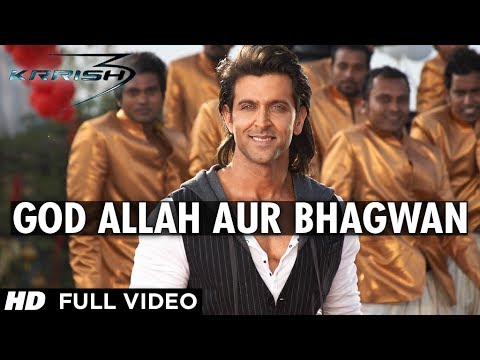 Poster गॉड, अल्लाह और भगवान god allah aur bhagwan hindi lyrics – krrish 3