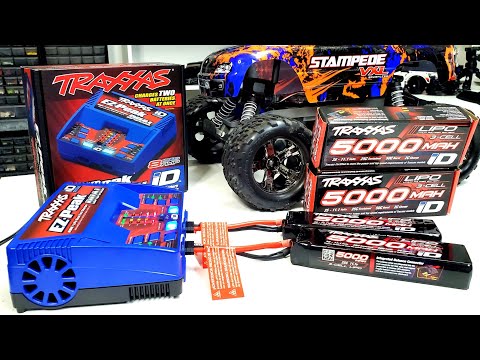 Unboxing TRAXXAS EZ-Peak Dual Charger & 5000 mAh LIPO Battery