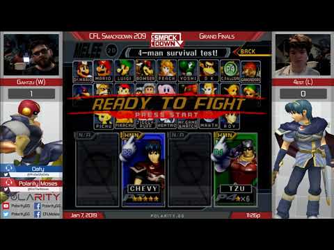 CFL Smackdown 209 Melee - Gahtzu (Captain Falcon) vs Mr Lz (Marth) - Grand Finals