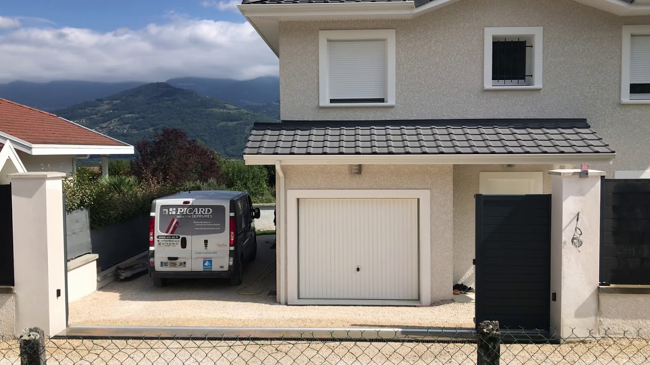 Portail aluminium motorisé (6 mètres)