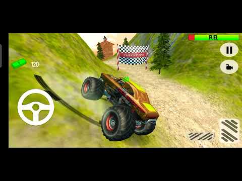 Monster Truck Offroad Driving Sim | 4X4 Offroad Hill Drive | Monster Truck Stunt Driving Games |
