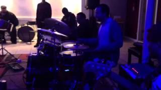 Amaury Acosta (drums) & Steve Styles(bass) at Allertone Stu