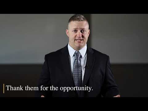 Promotional Opportunities (Closing Statement Ending The Interview)
