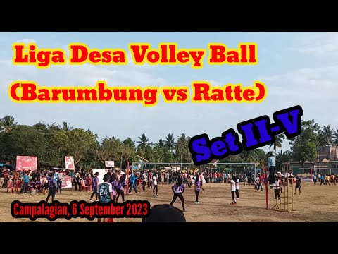 Liga Desa Volley Ball Barumbung vs Ratte