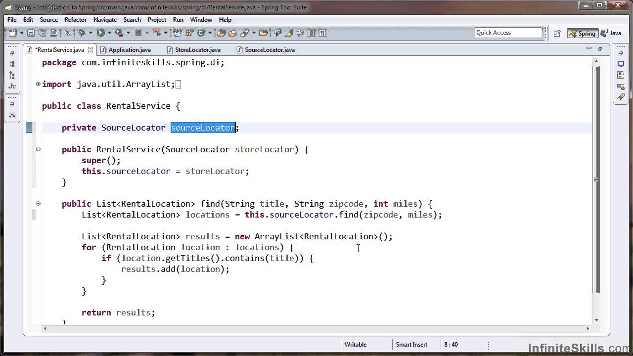 Spring Programming Tutorial | Dependency Injection In Practice
