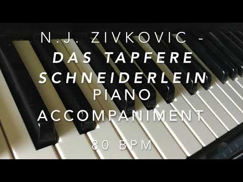 N.J. Zivkovic - VII Das Kleine Schneiderlein Piano Accompaniment (Easy Pieces For Xylophone)