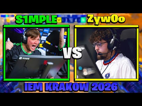S1MPLE vs. ZYWOO | A LEGENDARY MATCH | S1MPLE vs. Vitality | IEM Krakow 2026