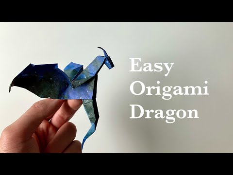 Easy Origami Dragon