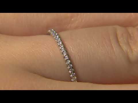 WR3056 0.25 Carat Micro Scallop Set Ladies Diamond Wedding Ring