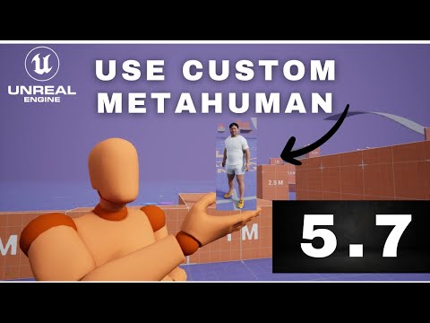 Add Custom metahuman to the new GASP in Unreal Engine 5.7