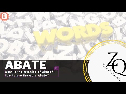 What is Abate?|🔥 Abate: Unleashing the Storm of Knowledge! 🌪️💡💥 ABATE Word Power: 🔥📚🔥 ABAT Evolution