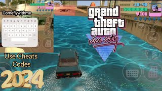 How To Use Cheat Codes In GTA Vice City Android 2024