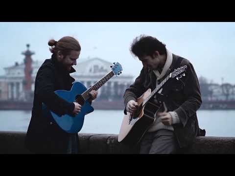 Andrey Dobrovolskiy feat. Evgeniy Lamba.  Mannerheim' Street' Blues. Slide Guitar.