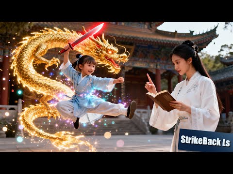 Kung Fu Little Girl and Her Mommy Leave the Mountains to Find the Father and Husband They Lost!