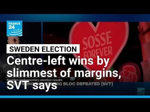 Sweden's centre-left opposition wins election, SVT says