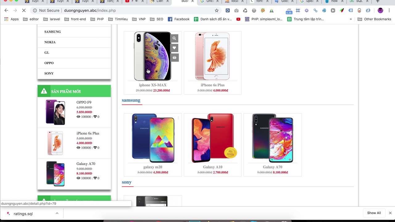 [codethue.net] - Đánh giá sản phẩm php thuần