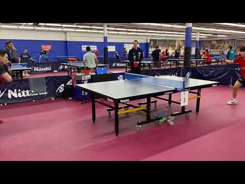 Ondrej Lapcik Training at the Samson Dubina Table Tennis Academy