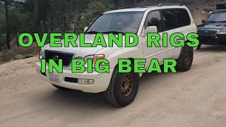 Exploring Big Bear in our 100 Series Land Cruisers