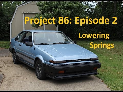 Project 86: Episode 2 | AE86 Megan Lowering Springs
