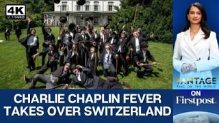 Hundreds of Charlie Chaplin Lookalikes Gather in Switzerland for Record Attempt | Vantage | 4K
