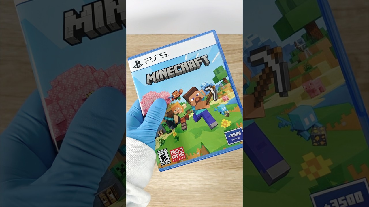 Minecraft PS5 Edition (Unboxing) #shorts #unboxing #ps5 #gaming