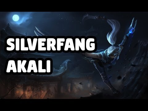 SILVERFANG AKALI SKIN SPOTLIGHT - LEAGUE OF LEGENDS