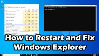 How to restart Windows Explorer process