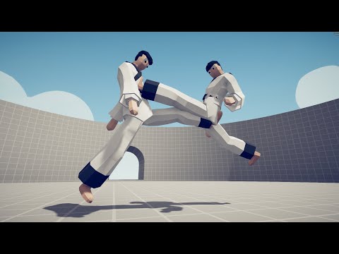 TAEKWONDO CHAMPION vs UNITS & COSTUME UNITS & MODDED UNITS Totally Accurate Battle Simulator
