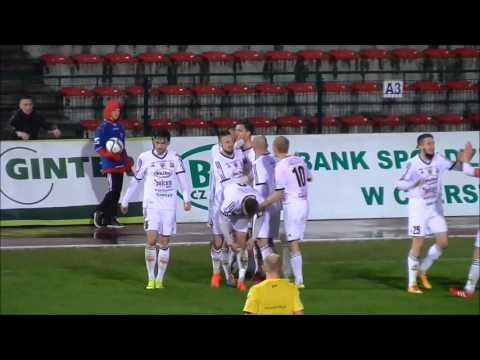 Bramki z meczu Chojniczanka - Chrobry Głogów 1:1 (23.04.2016)