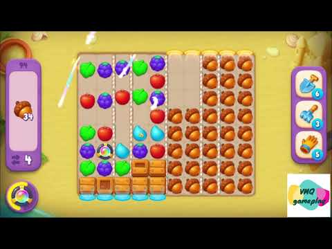 Gardenscapes level 94 gameplay