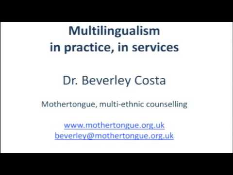 Beverley Costa talks about multilingualism and Mothertongue