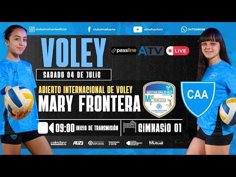 ABIERTO INTERNACIONAL DE VOLEY SUB 12 Y SUB 16 “MARY FRONTERA” | DIA 1 | GIMNASIO 1
