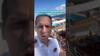 This cruise ship in 2 days will be empty without passengers for 17 days #cruises #cruiseship #cruise