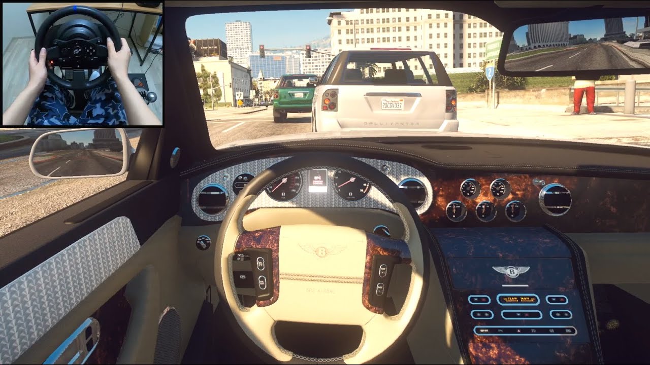 2008 Bentley Brooklands - GTA 5 | NaturalVision Evolved | Thrustmaster T300RS GT gameplay