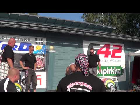 Juha Matti Järvi Tukkipunnerrus 170kg - Savonlinna Power Event