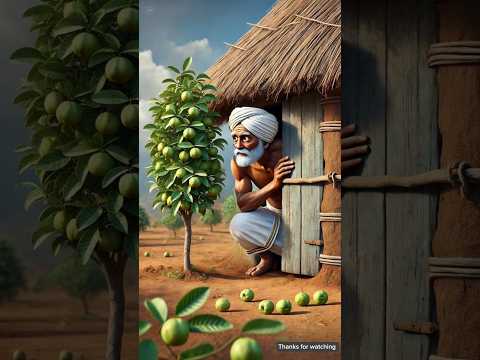 Farmers keep a secret watch because someone is stealing guavas every day 😭 #ai #pigeon #farmer