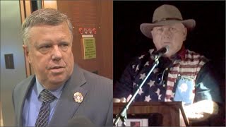 Maricopa County treasurer says Russell Pearce 'still has First Amendment rights.'