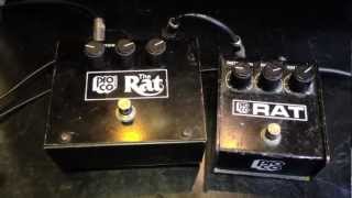 Video thumbnail for Vintage Big Box Pro Co Rat 1983 vs Pro Co Rat 1986 by shnobel