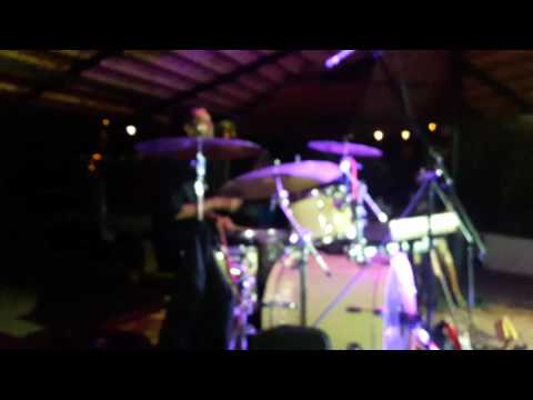 Jonathan Dias on drums (sound  check)