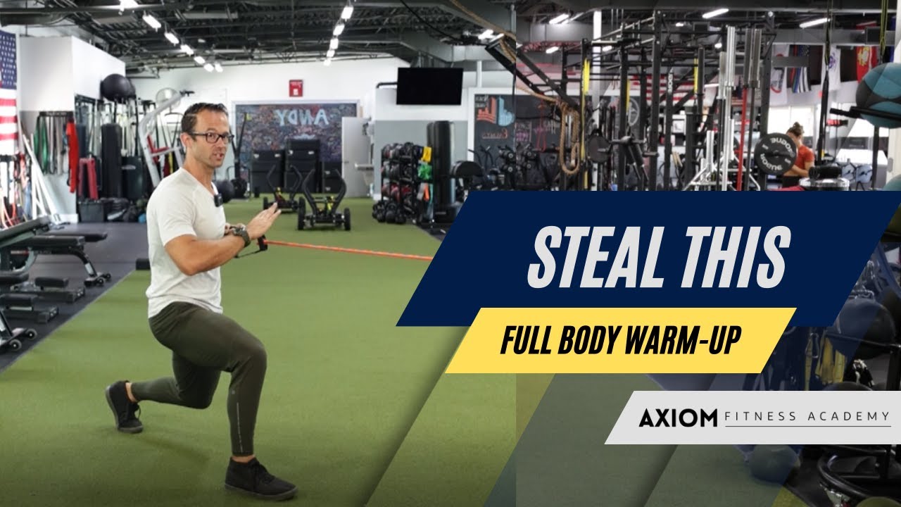 Fast Full Body Dynamic Warm-up [Steal This!] || Full NASM-CPT Warm Up Example - YouTube