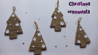 Ornaments for Christmas | best out of waste | Christmas tree decoration ideas #craftideas
