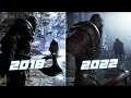 God Of War Ragnarok Thor Scene 2018 VS 2022 Side By Side Comparison