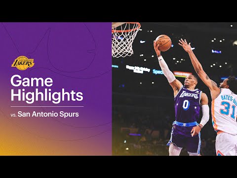 HIGHLIGHTS | Russell Westbrook (30 pts, 7 reb, 4 ast) vs San Antonio Spurs