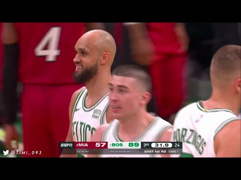 Derrick White R1G1 Highlights vs Miami Heat (20 pts, 3 reb, 4 ast) | 2024 NBA Playoffs