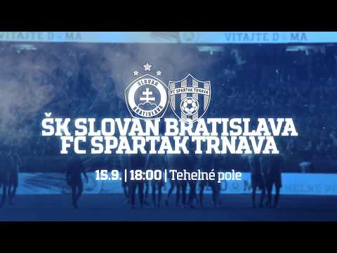 Pozvánka na derby ŠK Slovan Bratislava - FC Spartak Trnava
